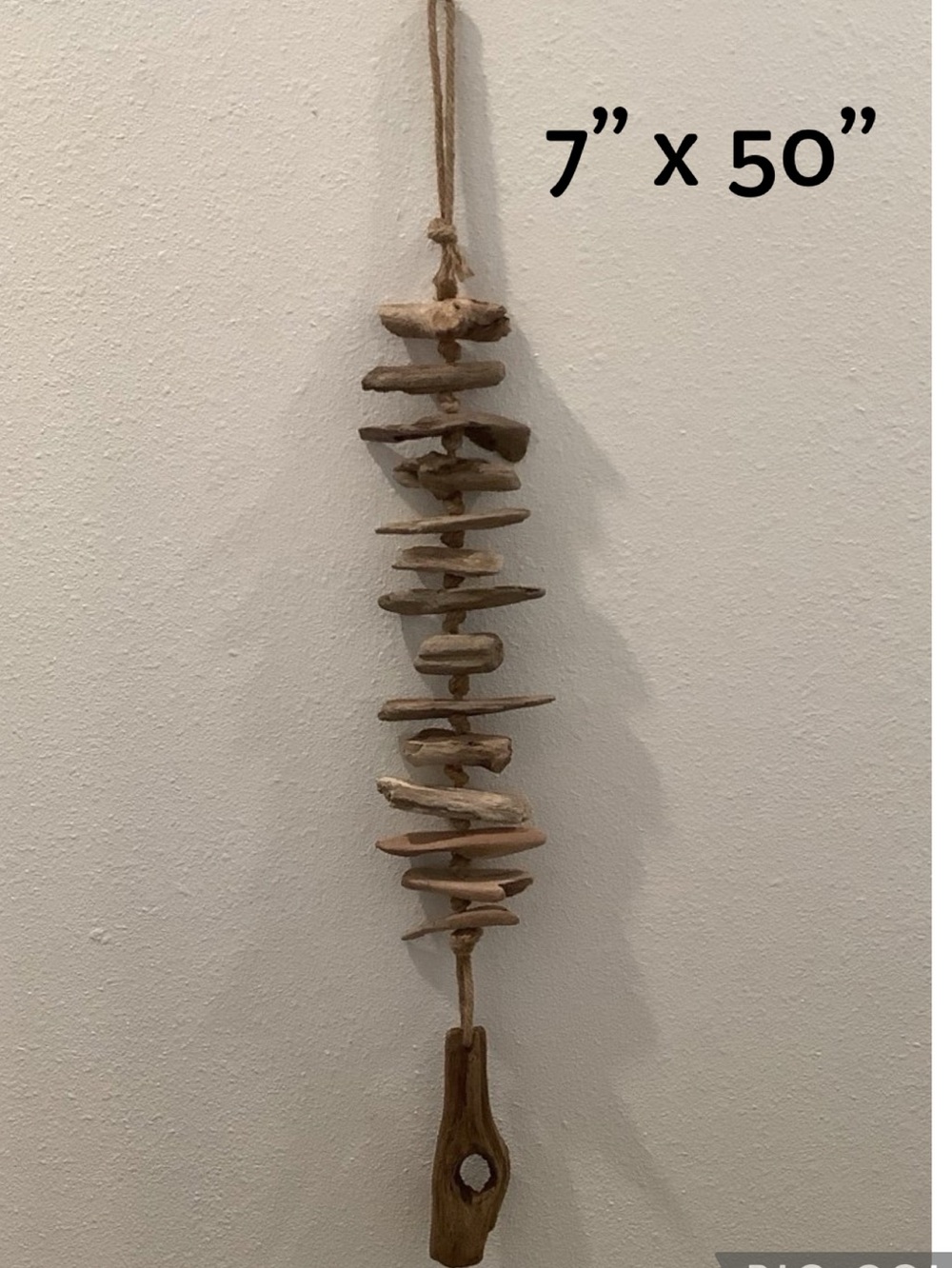 Driftwood Art, Large Driftwood Mobile , Driftwood Coastal Decor
